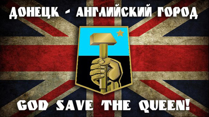 Donetsk is British? Ukrainians vote in mock referendum to join UK