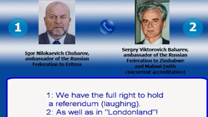 Alleged talk between ‘Russian ambassadors’ posted online is a ‘hastily cooked up story’ – FM source