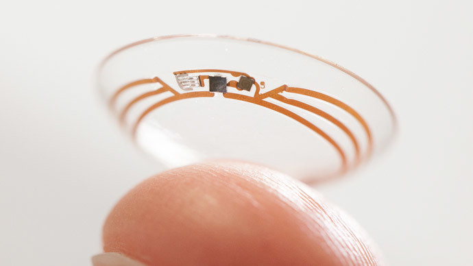 Google developing contact lens with camera, sensors