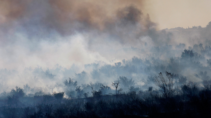 Wildfire triggers mass evacuation near Los Angeles (PHOTOS, VIDEO)