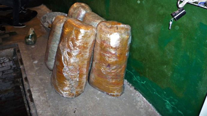 Police seize 100 kilos of marijuana from unemployed in Chelyabinsk (Image from ufskn74.ru)