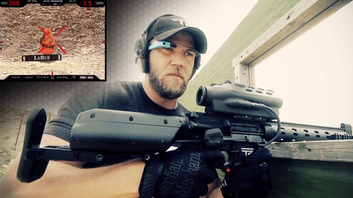 Google Glass gun app would provide 'mind-blowing' ability to shoot around corners