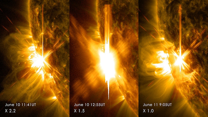 Bad news for GPS: Sun releases three powerful flares in two days (PHOTOS, VIDEO)