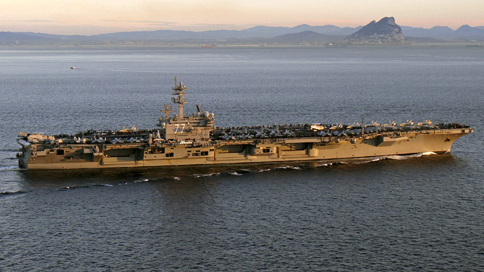 The aircraft carrier USS George H. W. Bush (CVN 77) (Reuters/U.S. Navy/Lt. Juan David Guerra)