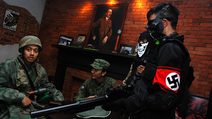 Soldatenkaffe "The Soldiers' Cafe" in Bandung, Indonesia (AFP Photo / Timur Matahari)