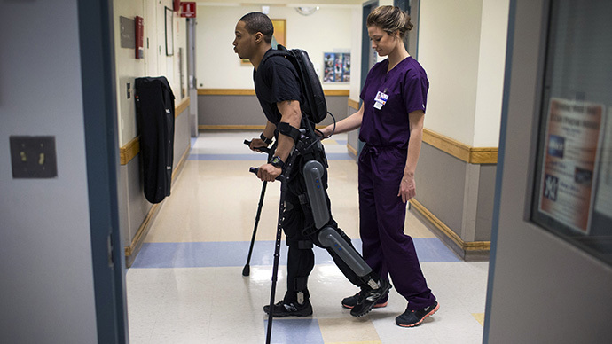 suits robot elderly for to walk paraplegics FDA approves robotic help exoskeleton