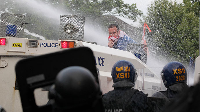 Water cannons arrive in London for potential Met deployment