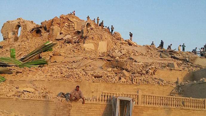 ISIS militants blow up Prophet Jonas’ tomb in Iraq – video