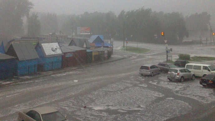 Hit by Hailstones: Heavy storm causes injuries, damage in Russian’s Altay Region