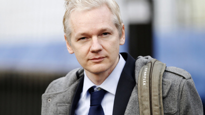 Julian Assange (Reuters / Andrew Winning)