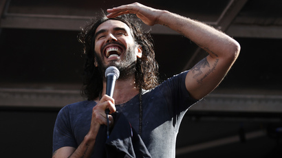 Comedian and presenter Russell Brand (Reuters / Luke MacGregor)