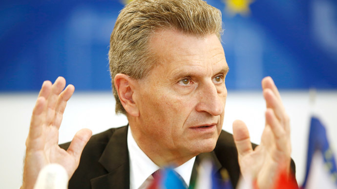 EU-Commissioner for Energy German Guenther Oettinger.(AFP Photo / Dieter Nagl) - 40