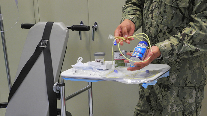 Navy nurse faces expulsion after refusing to force feed Gitmo detainees