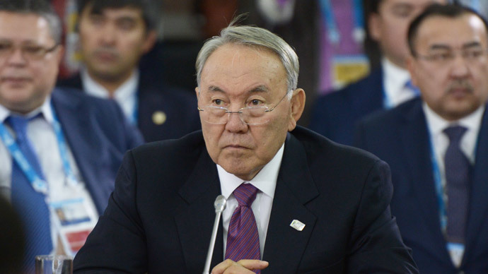 President of Kazakhstan Nursultan Nazarbayev.(RIA Novosti / Aleksey Nikolskyi)