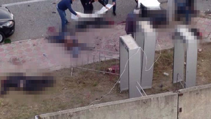 At least 5 police killed in suicide blast outside concert hall in Chechnya, Russia