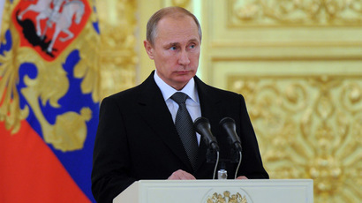 ‘Remember lessons we taught Hitler’: Top 10 quotes from Putin’s State of Nation address