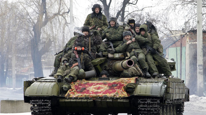 E. Ukrainian rebels announce recruiting drive, plan 5 new brigades