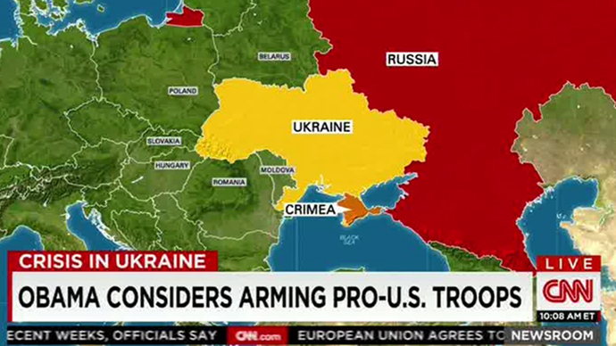 Freudian slip? CNN says Obama considers arming proUS