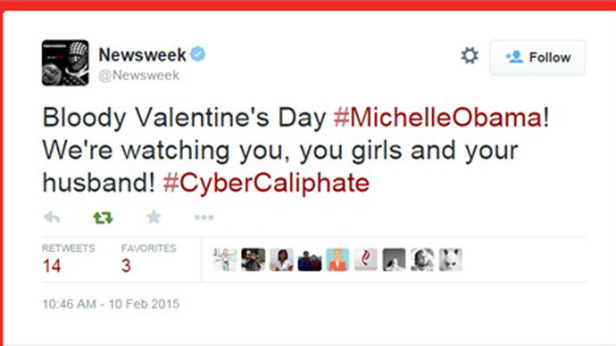 Pro-ISIS hackers take control of Newsweek’s Twitter