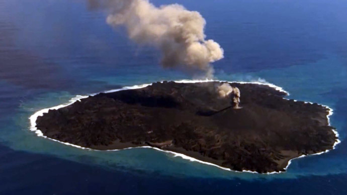 Japanese volcanic island grows to 11 times its original size - and ain ...