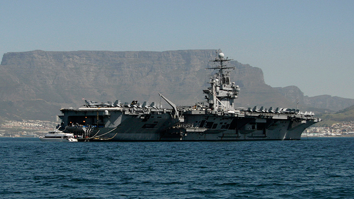 USS Theodore Roosevelt (Reuters / Mark Wessels)