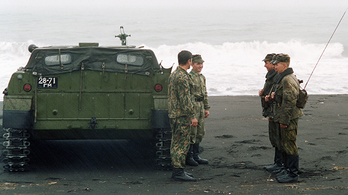 Russia's Northern Fleet get multipurpose vehicle for deep snow, water, and swamps
