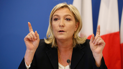 France's National Front political party head Marine Le Pen (Reuters / Charles Platiau)