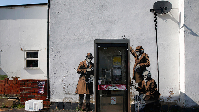 Banksy spy mural causes headache for Grade 2-listed house owner