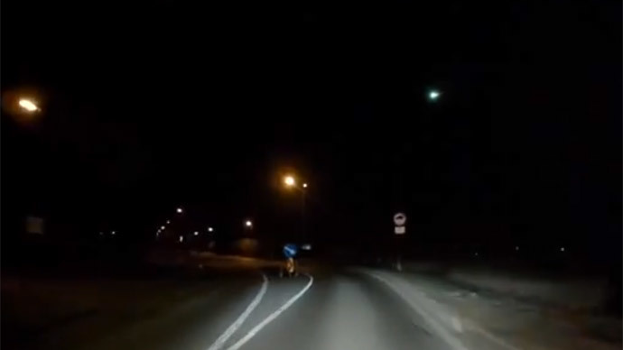 Dash-cam dazzle: Huge fireball captured in Switzerland’s sky