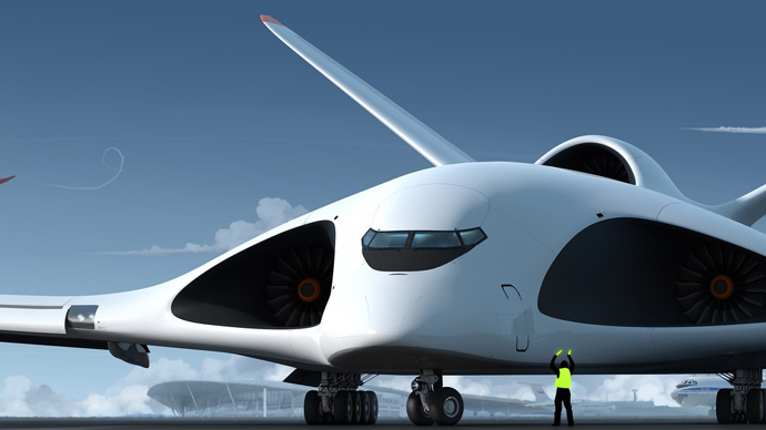 未来科幻巨型客机图片
