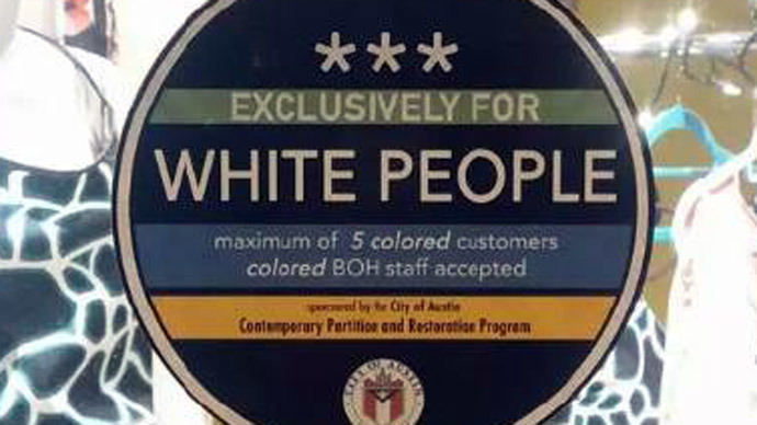 Racist stickers raise eyebrows in gentrified Austin neighborhood