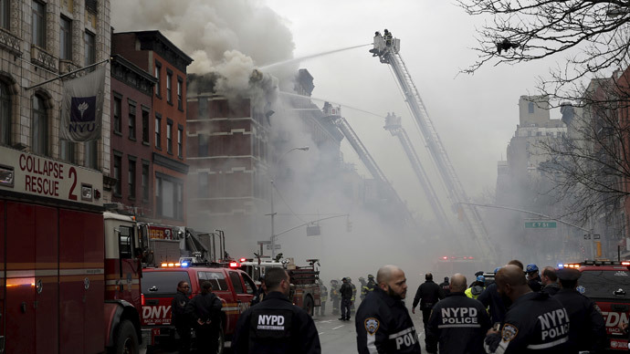 19 injured, 4 critically, after explosion & fire in Manhattan's East Village