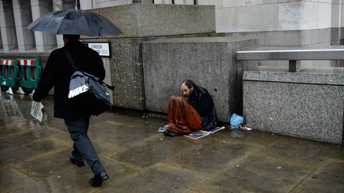 Homelessness In London Soars By 79 Since 2010 Report RT UK   53 