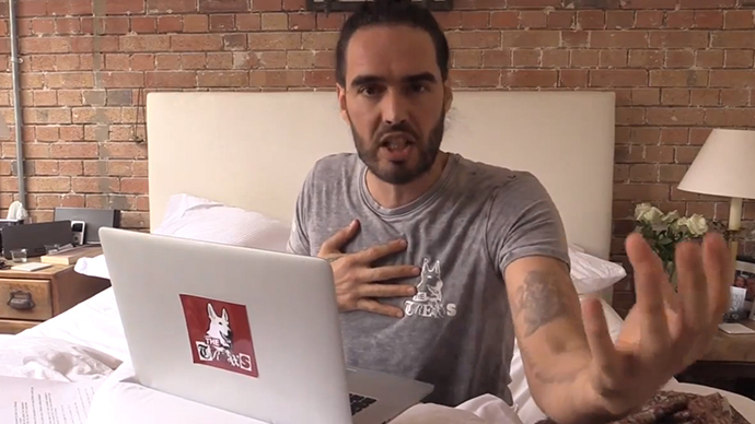 Russell Brand blames ‘mental illness plague’ for Germanwings crash
