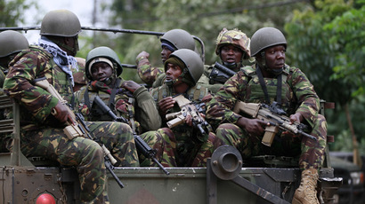 Soldiers from the Kenya Defence Forces. (Reuters/Thomas Mukoya)