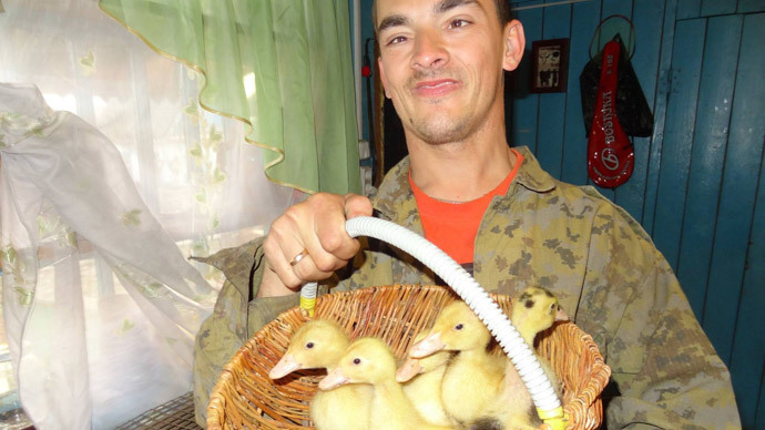 Net gains: Disabled Russian farmer gets dream greenhouse after Facebook plea