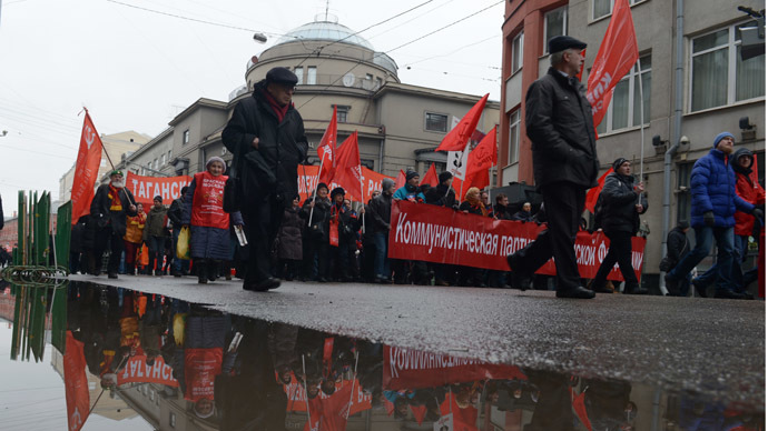 Communists challenge conservatives’ dominance in latest Russian party rating