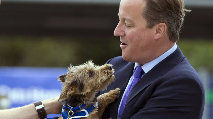 ‘Terrier-ist’ puppy banned from going near Cameron for ‘security reasons’