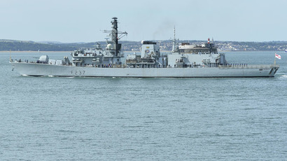 British Royal Navy frigate HMS Westminster (Reuters/Toby Melville)