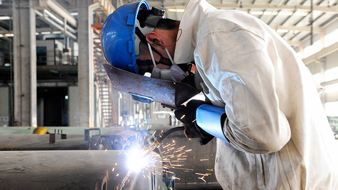China manufacturing at 1yr low