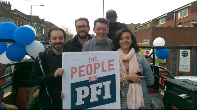 London protest warns against crippling PFI debts 'bleeding NHS hospitals dry'
