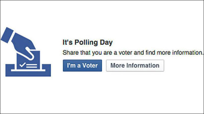 1mn Facebook users click ‘I'm a Voter’ button in UK election