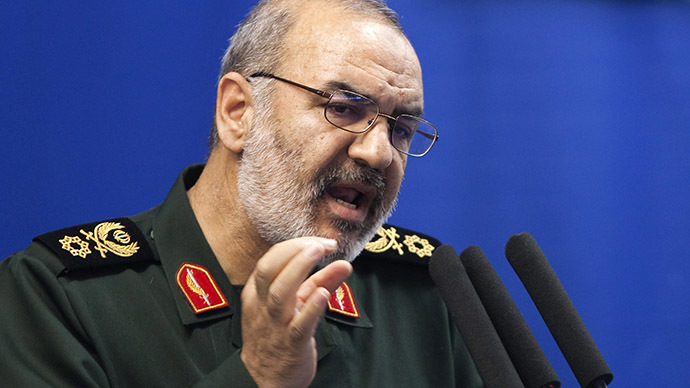 Lieutenant Commander of the Islamic Revolution Guards Corps (IRGC) Brigadier General Hossein Salami (Reuters/Morteza Nikoubazl)