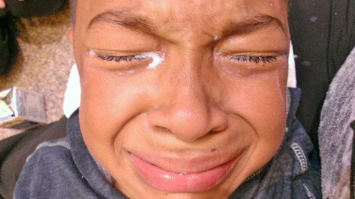 Cops investigating after 10yo maced during Tony Robinson Minneapolis march