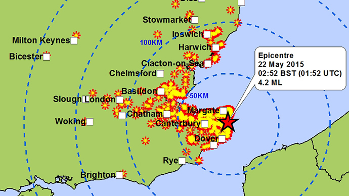 4.3 quake hits Kent coast, tips over garden chairs & sparks Twitter satire