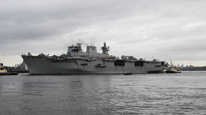 Britain's HMS Ocean (Reuters / Ki Price) 
