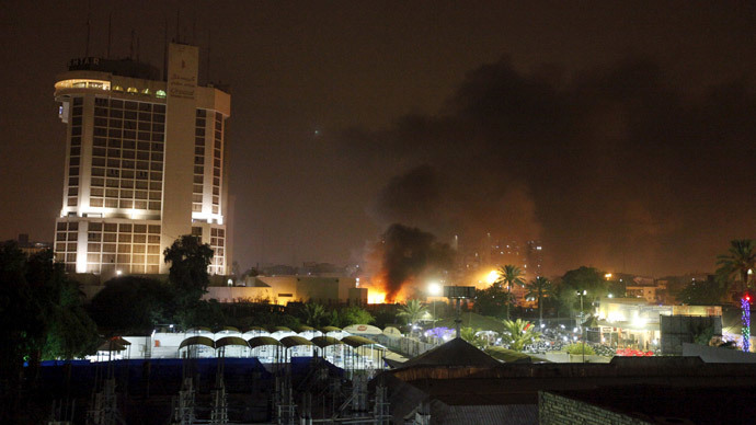10 killed by car blasts at two luxury Baghdad hotels