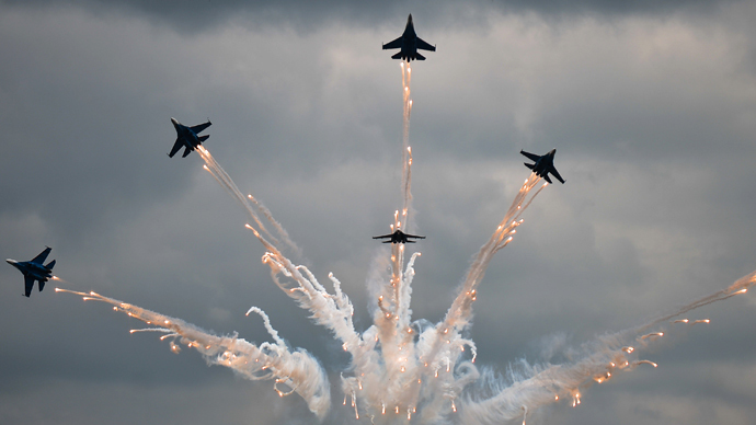 Bombs & rockets rain down, Russian pilots compete in aerial marksmanship (PHOTOS, VIDEOS)