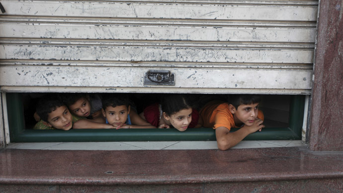 East Jerusalem schoolkids act out murder of Palestinian by IDF soldier