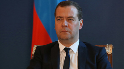 Russian Prime Minister Dmitry Medvedev. (RIA Novosti/Ekaterina Shtukina)